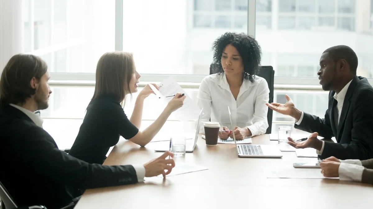 Legal professionals reviewing injury case documents before a consultation